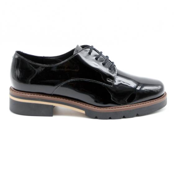 DERBY CARAMEL VERNIS NOIR