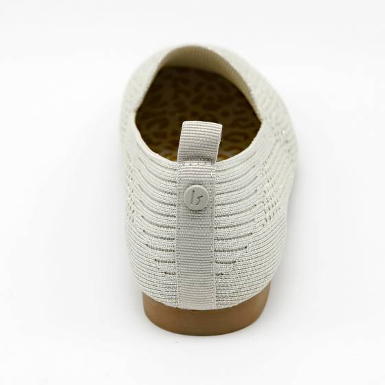 Ballerine 2111884 TOILE BEIGE / SILVER