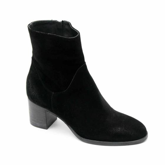 BOOTS 5504 CUIR-VELOURS NOIR