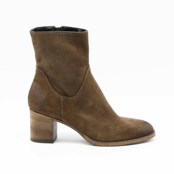 BOOTS 5504 CUIR-VELOURS TAUPE