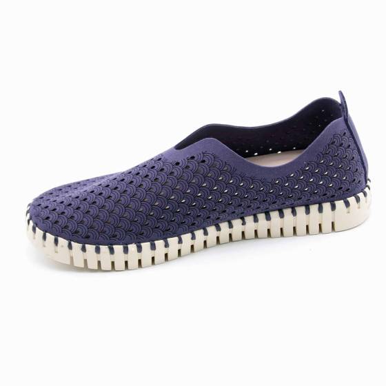 SNEAKERS ILSE JACOBSEN TULIP MICROFIBRE BLEU OCEAN