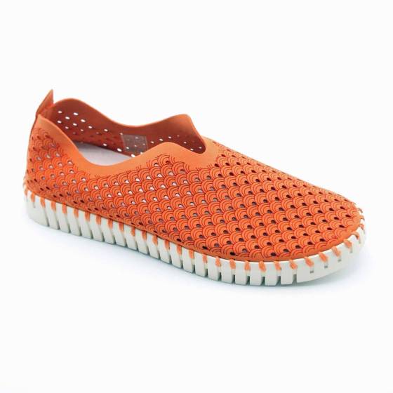 SNEAKERS ILSE JACOBSEN TULIP MICROFIBRE ORANGE