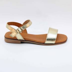 SANDALES 3090-1 VEAU METALISSE OR