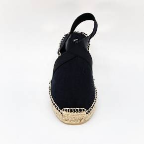 SANDALE ESPADRILLE VERONA TOILE NOIR