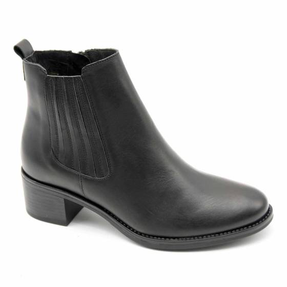 BOOTS BRIGITTE VEAU NOIR