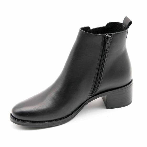 BOOTS BRIGITTE VEAU NOIR