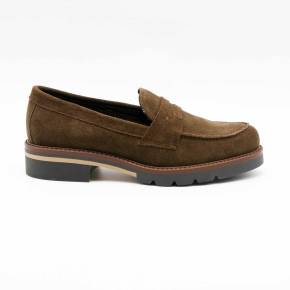 MOCASSIN MEXICO VEAU-VELOURS MARRON