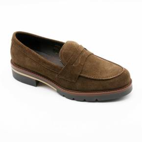 MOCASSIN MEXICO VEAU-VELOURS MARRON