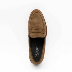 MOCASSIN MEXICO VEAU-VELOURS MARRON