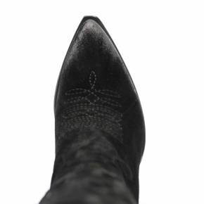 BOTTE TX160 CUIR-VELOURS NOIR