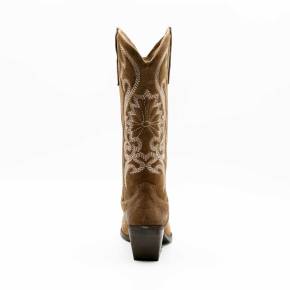 BOTTE TX160 CUIR-VELOURS TAUPE