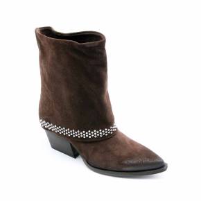 BOOTS TX315 CUIR-VELOURS MARRON