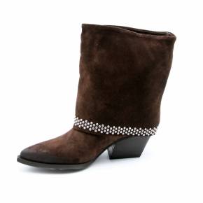 BOOTS TX315 CUIR-VELOURS MARRON