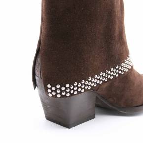 BOOTS TX315 CUIR-VELOURS MARRON