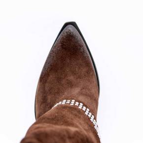 BOOTS TX315 CUIR-VELOURS MARRON