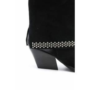 BOOTS TX315 CUIR-VELOURS NOIR