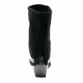 BOOTS TX315 CUIR-VELOURS NOIR