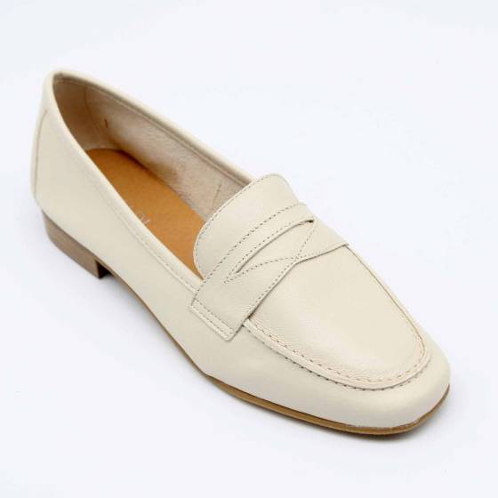 MOCASSIN POSITANO CUIR BEIGE