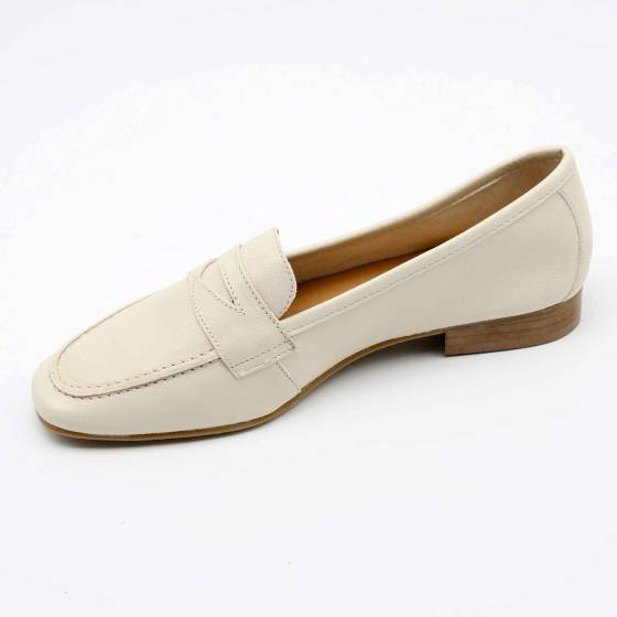 MOCASSIN POSITANO CUIR BEIGE