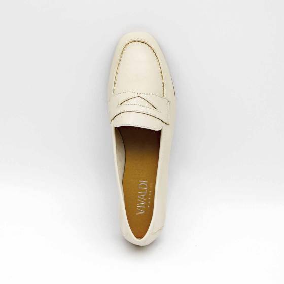 MOCASSIN POSITANO CUIR BEIGE