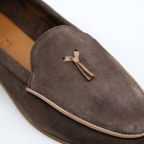 MOCASSINS 4113 CUIR-VELOURS TAUPE