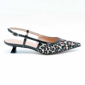 ESCARPINS 1971005 TEXTILE LEOPARD