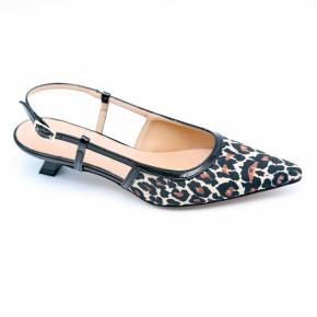 ESCARPINS 1971005 TEXTILE LEOPARD