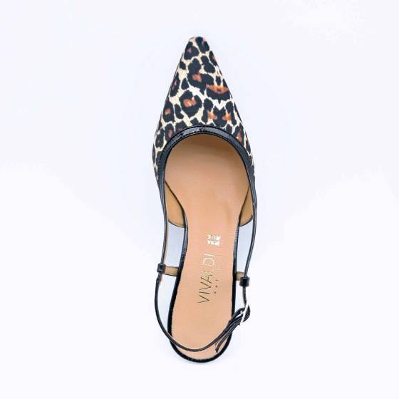 ESCARPINS 1971005 TEXTILE LEOPARD