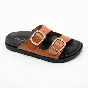 SANDALES 6019 VEAU COGNAC