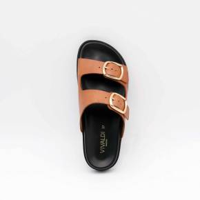 SANDALES 6019 VEAU COGNAC