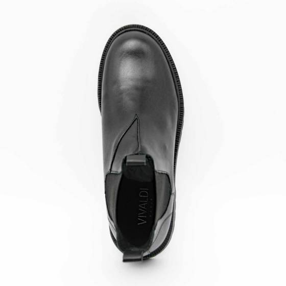BOOTS ISABELLE CUIR NOIR
