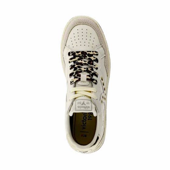SNEAKERS VICTORIA 8806115 CUIT ET SYNTHETIQUE CREME
