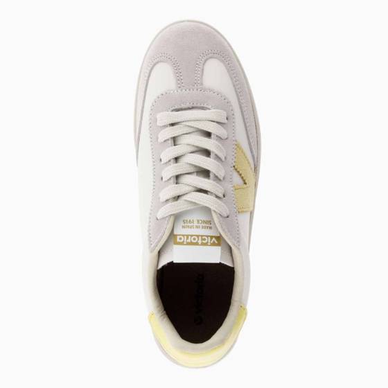 SNEAKERS VICTORIA 1126184 VEAU ET VEGAN JAUNE