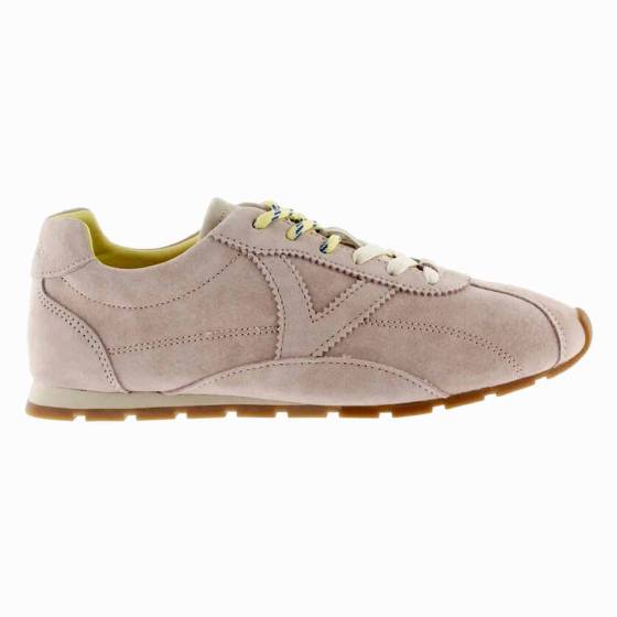 SNEAKERS VICTORIA1159102 CUIR-VELOURS NUDE