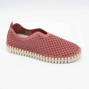 SNEAKERS ILSE JACOBSEN TULIP-3275 MICROFIBRE ROUGE