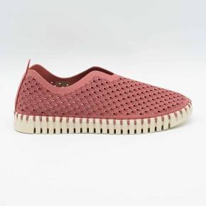 SNEAKERS ILSE JACOBSEN TULIP-3275 MICROFIBRE ROUGE