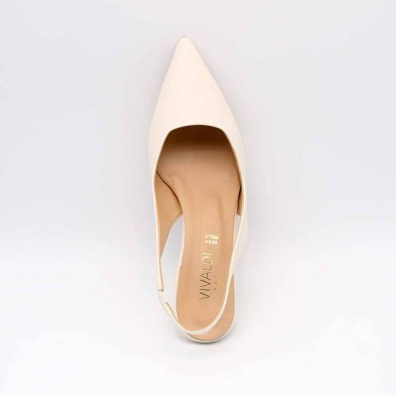 SLINGBACK 894R002 VEGANE IVOIRE