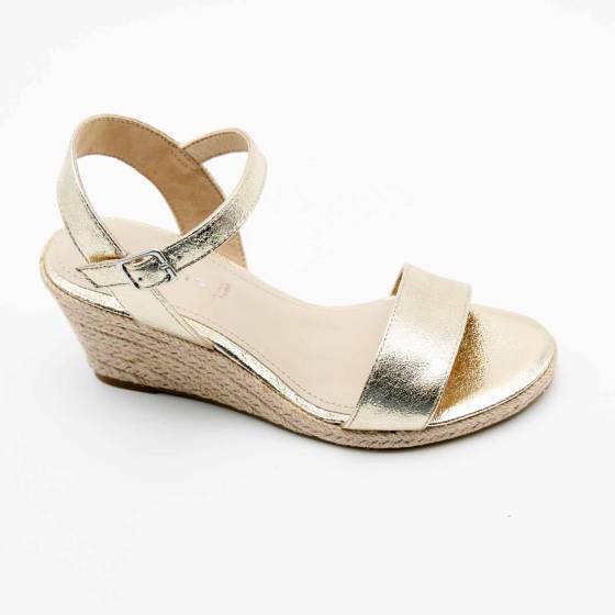 SANDALE COMPENSEE TAMARIS 28300 VEGANE OR