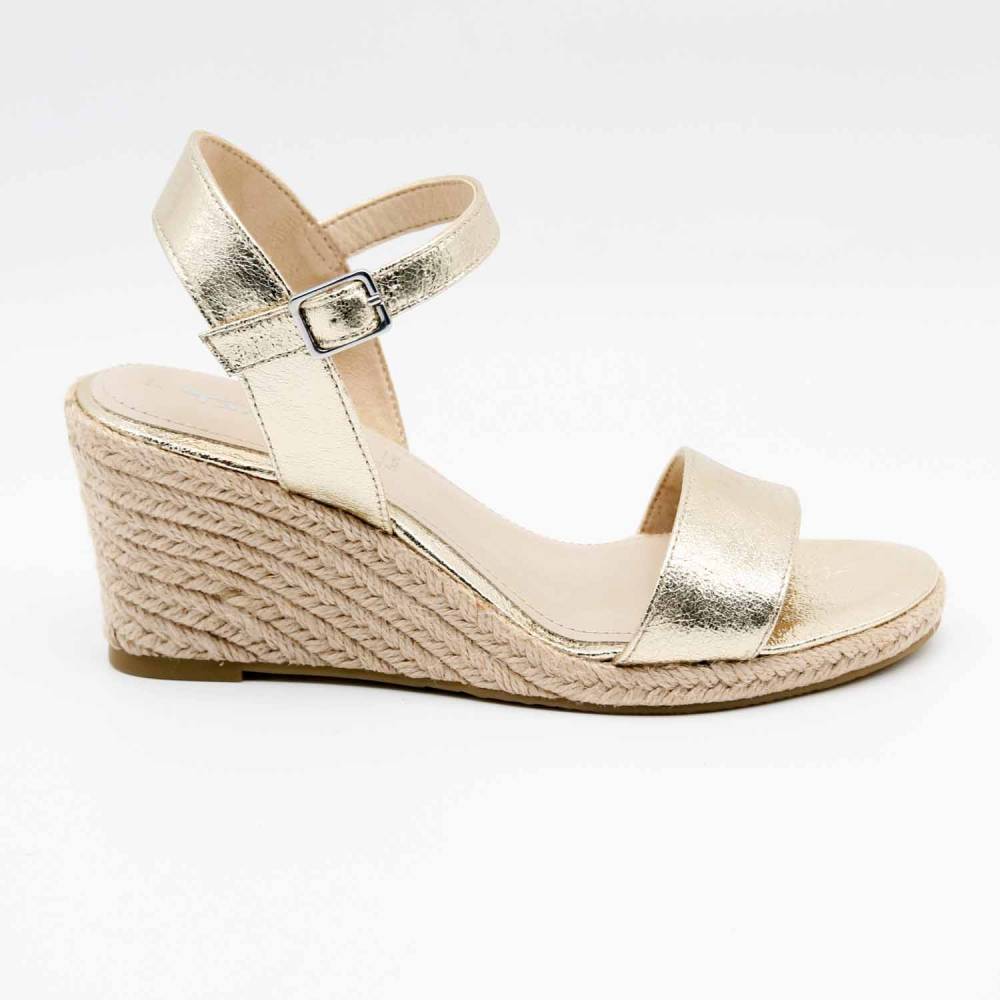 SANDALE COMPENSEE TAMARIS 28300 VEGANE OR