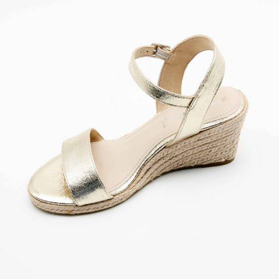 SANDALE COMPENSEE TAMARIS 28300 VEGANE OR