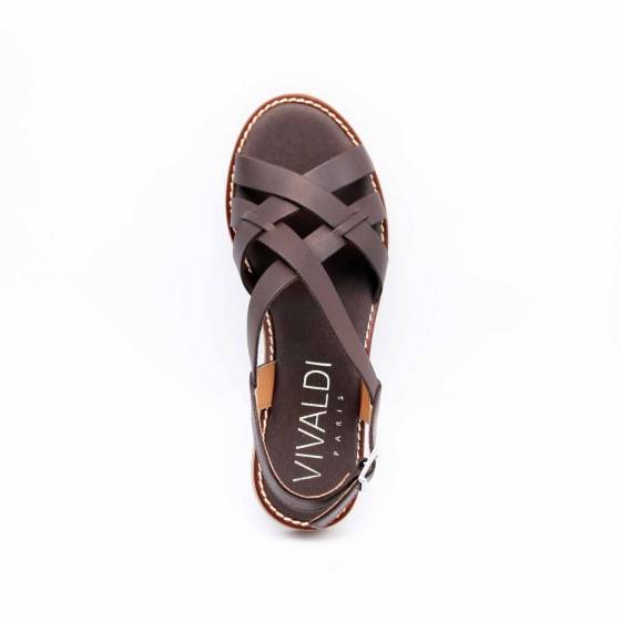 SANDALE 5833 VEAU MARRON