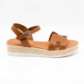 SANDALE 6011 CUIR COGNAC