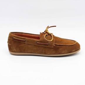 MOCASSIN 08423 CUIR-VELOURS COGNAC
