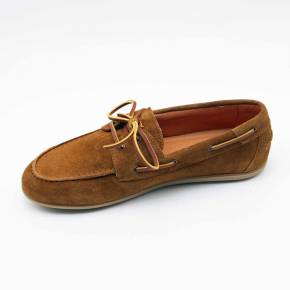 MOCASSIN 08423 CUIR-VELOURS COGNAC