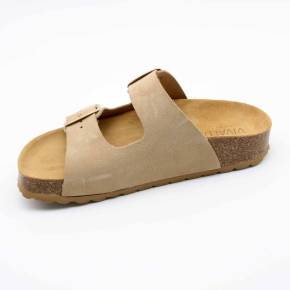 SANDALE 88828 CUIR-VELOURS BEIGE