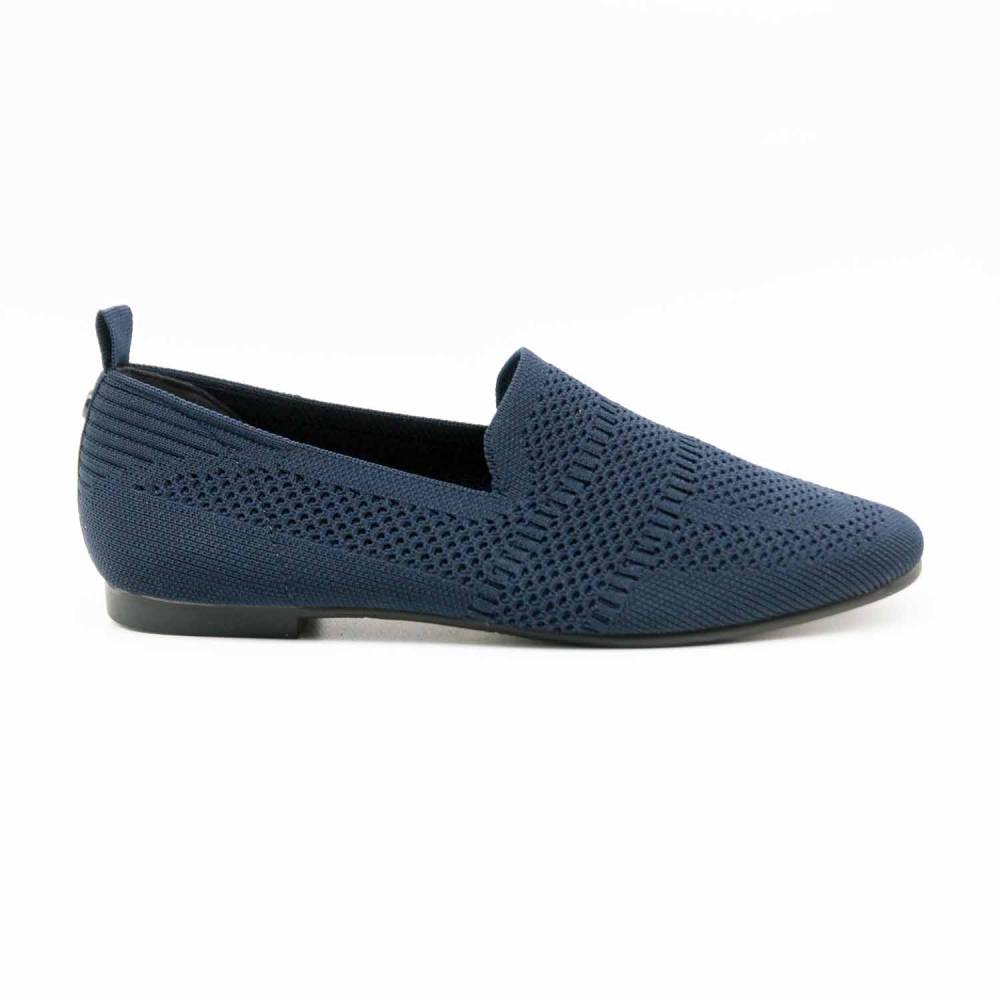 BALLERINE 2111884 TOILE BLEU MARINE