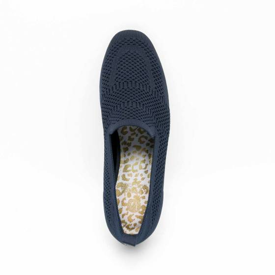 BALLERINE 2111884 TOILE BLEU MARINE