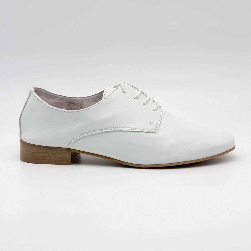 CYCLISTE ROSE CUIR BLANC
