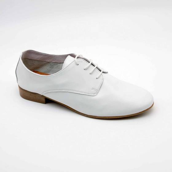 CYCLISTE ROSE CUIR BLANC
