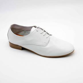 CYCLISTE ROSE CUIR BLANC